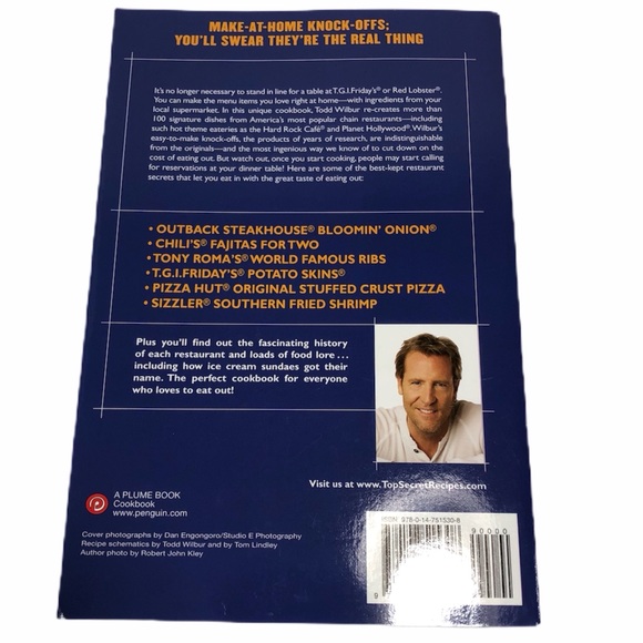 Top Secret Restaurant Recipes 1 Cookbook - Picture 2 of 2